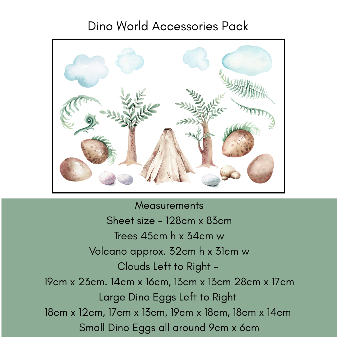 Dino World Accessories Pack