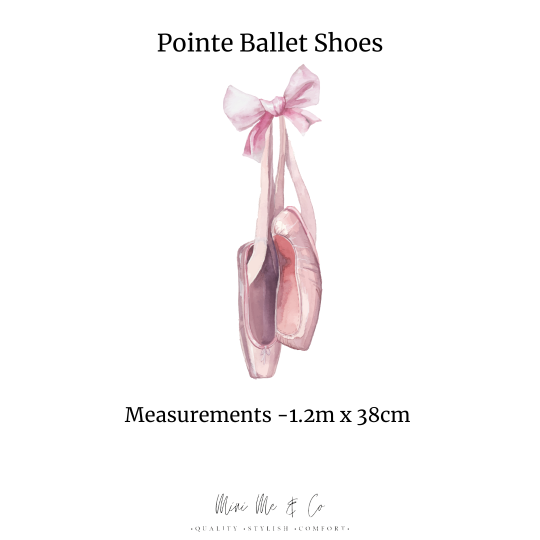 Pointe Ballet Shoes Wall decals