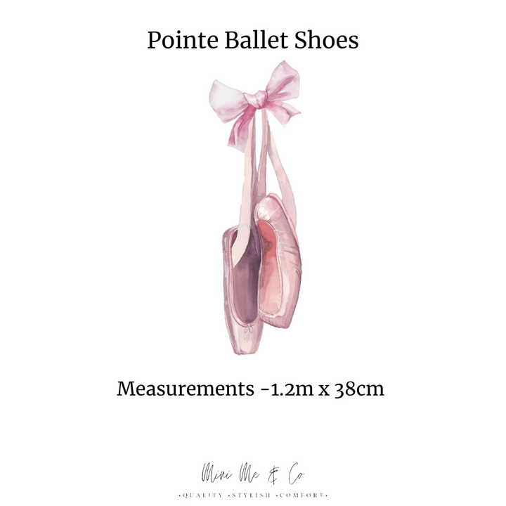 Pointe Ballet Shoes Wall decals
