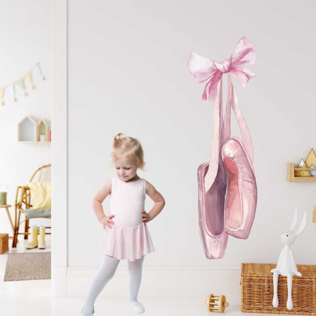 Pointe Ballet Shoes Wall decals