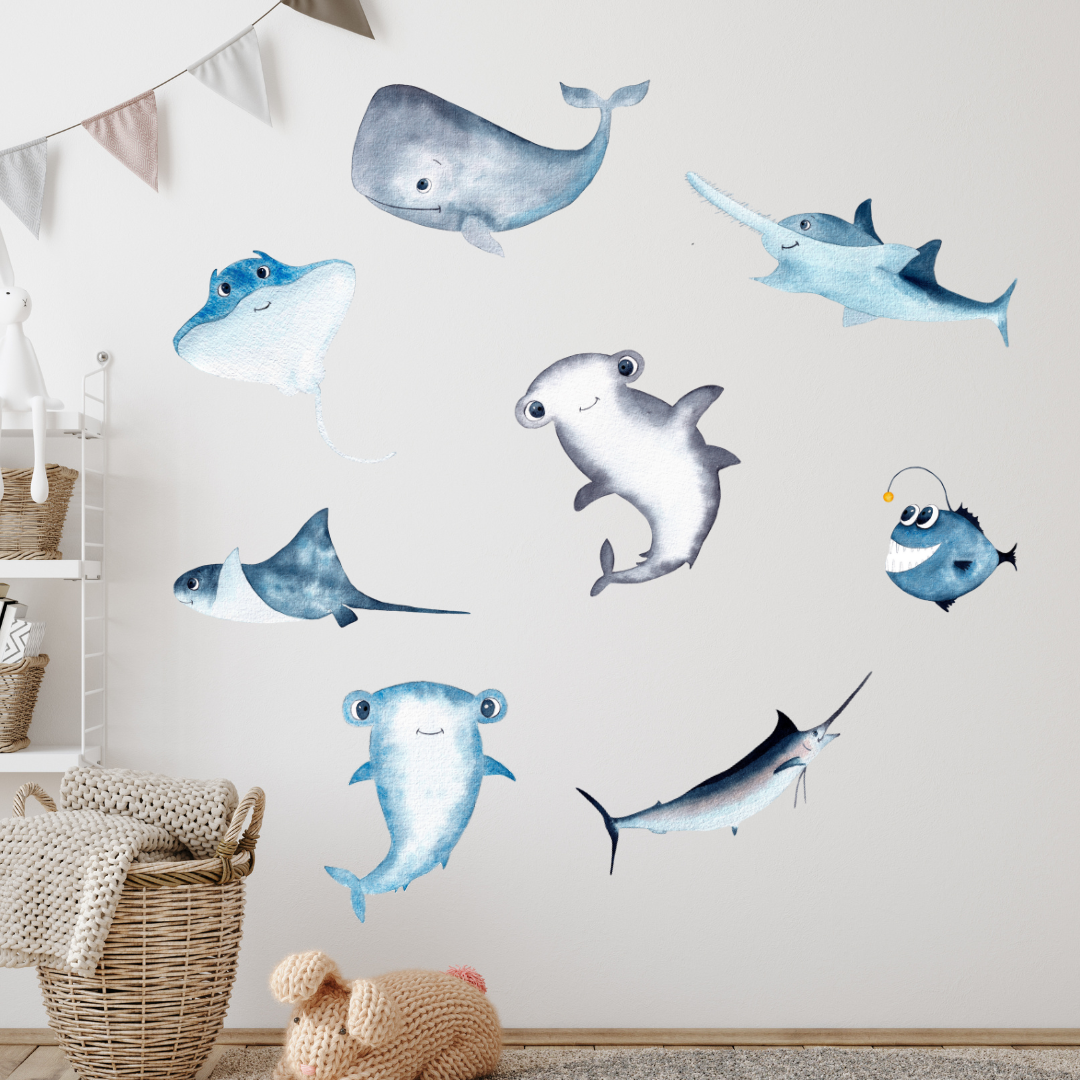 Sea Life Wall Decals