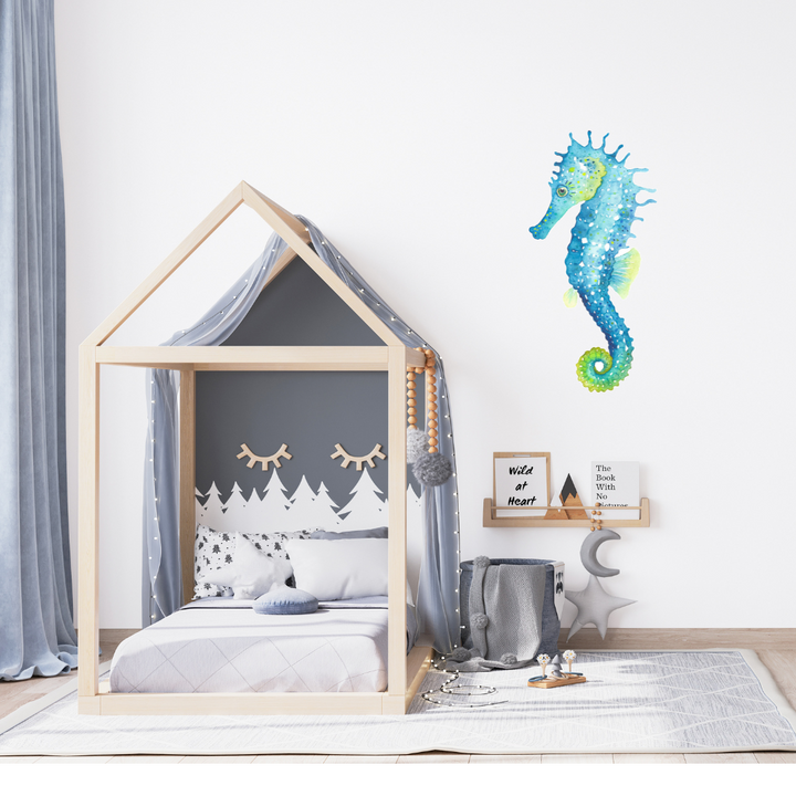 Seahorse Fabric Wall Decal
