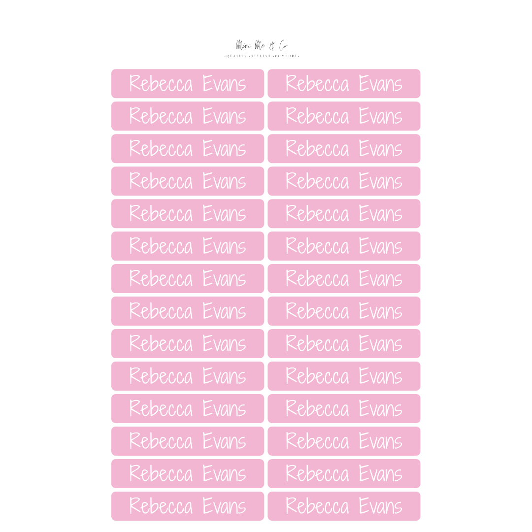 Large Name Labels - 28 pack