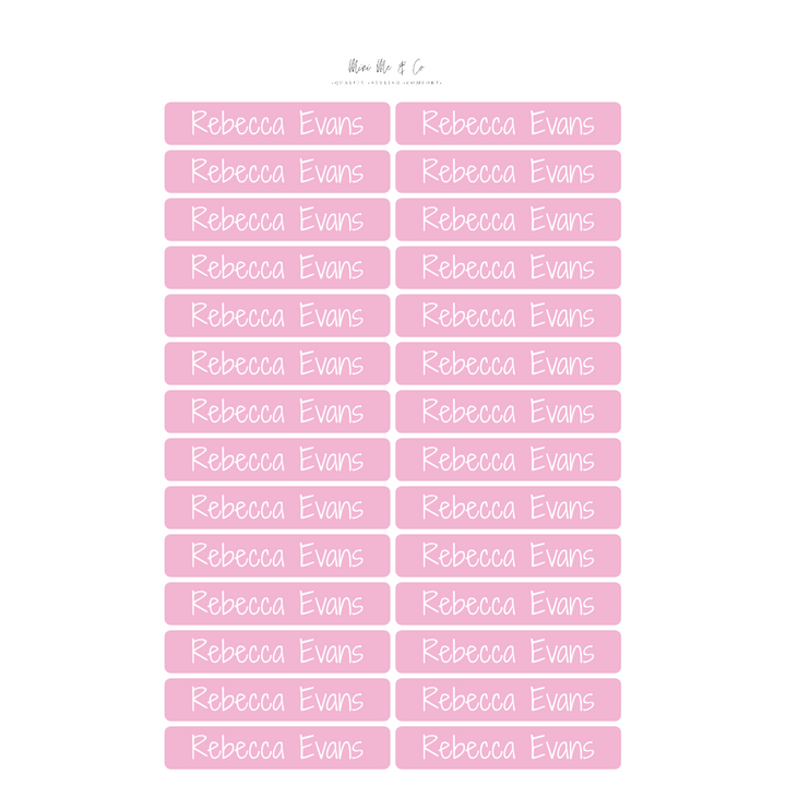 Large Name Labels - 28 pack