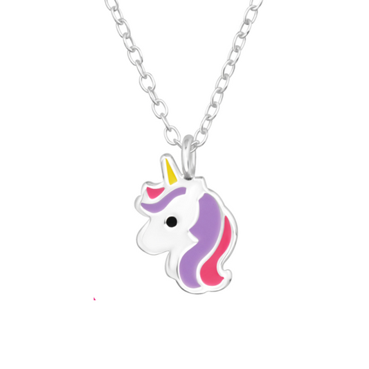Purple Unicorn Necklace