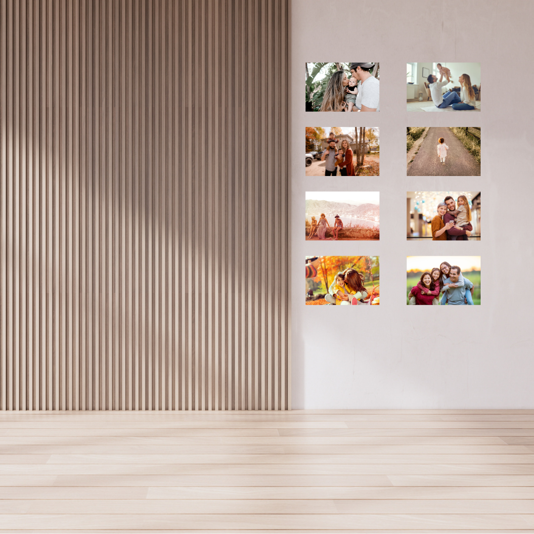Photo Wall Decal Set - Rectangle 10cm x 15cm