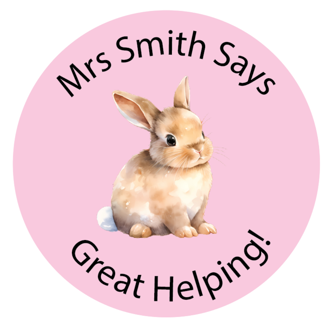 Personalised Teacher Stickers – Pack of 48
