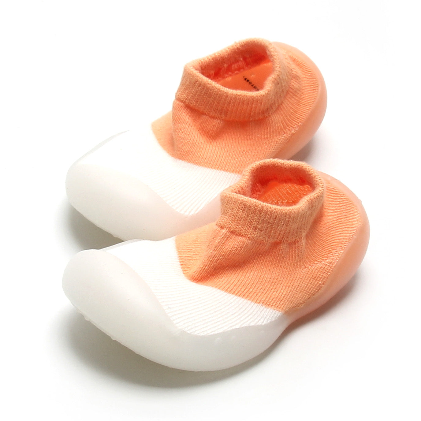 Peach/White two-toned Pre-Walker Sock Shoes
