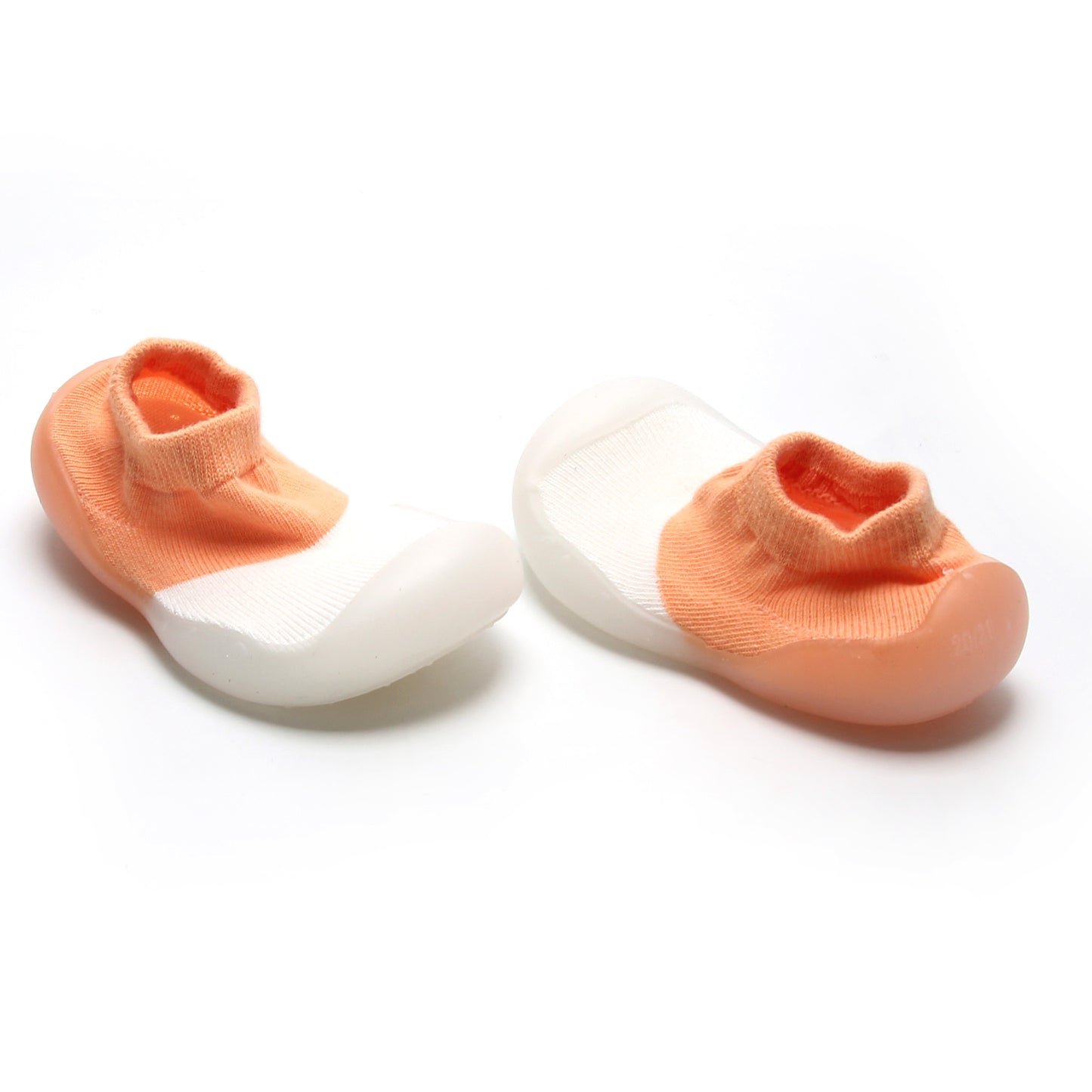 Peach/White two-toned Pre-Walker Sock Shoes