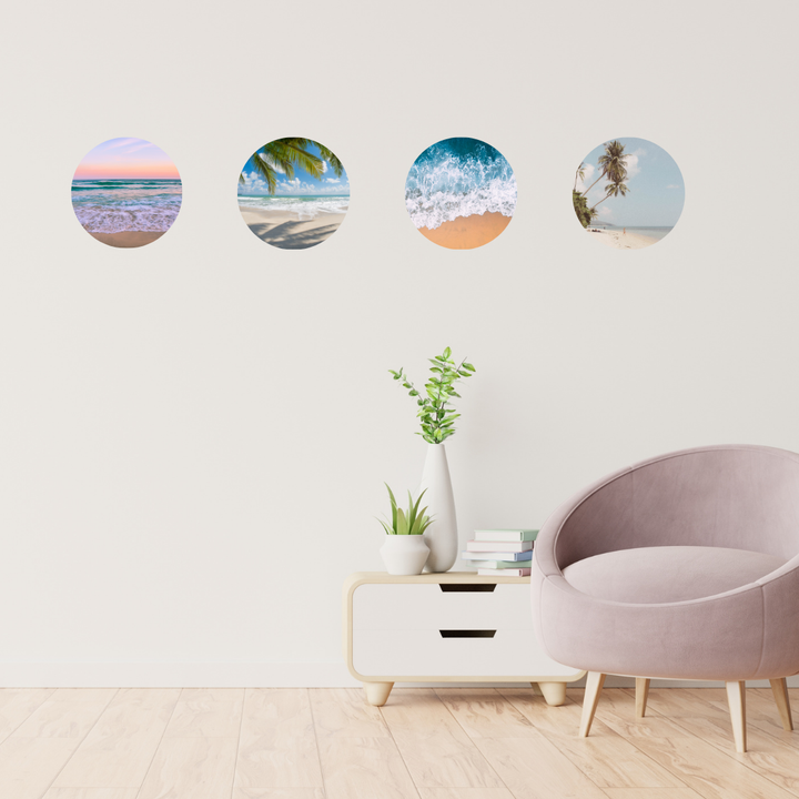 Photo Wall Decal Set - Round 15cm