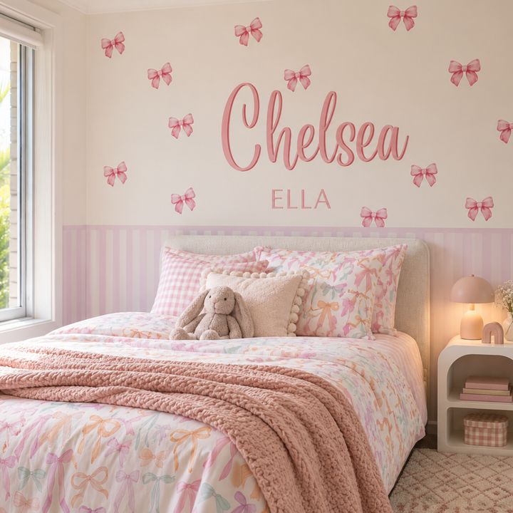 Double Name Wall Decals – First &amp; Middle or First &amp; Last Name