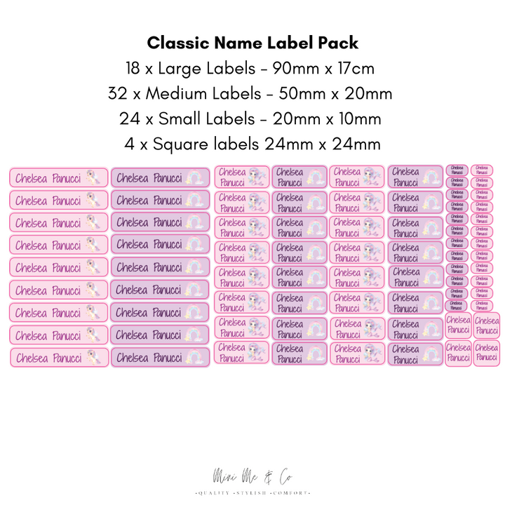 Classic Name Label - Value Pack