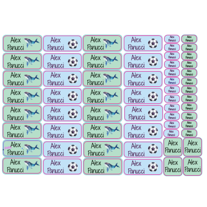 Classic Name Label - Value Pack