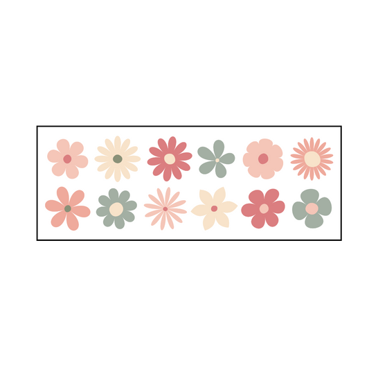 Neutral Daisy Decal Pack