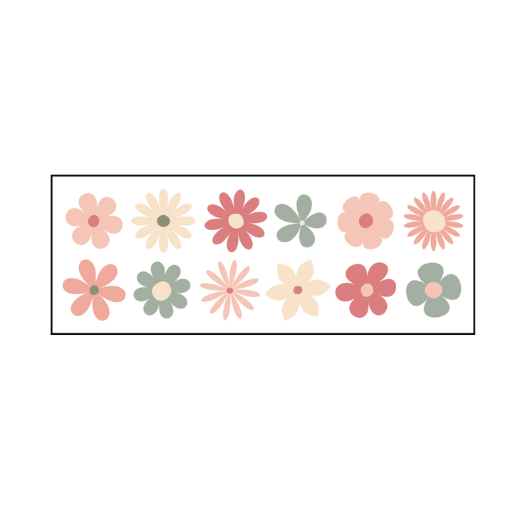 Neutral Daisy Decal Pack