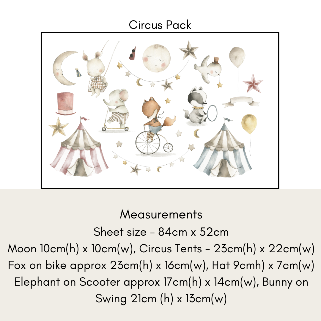 Circus Decal Pack
