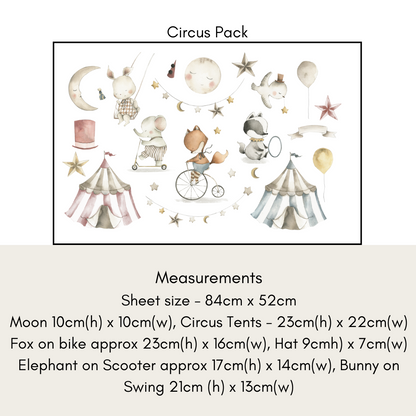 Circus Decal Pack