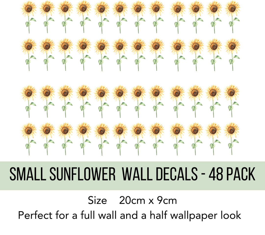 Sunflower Wall Decals
