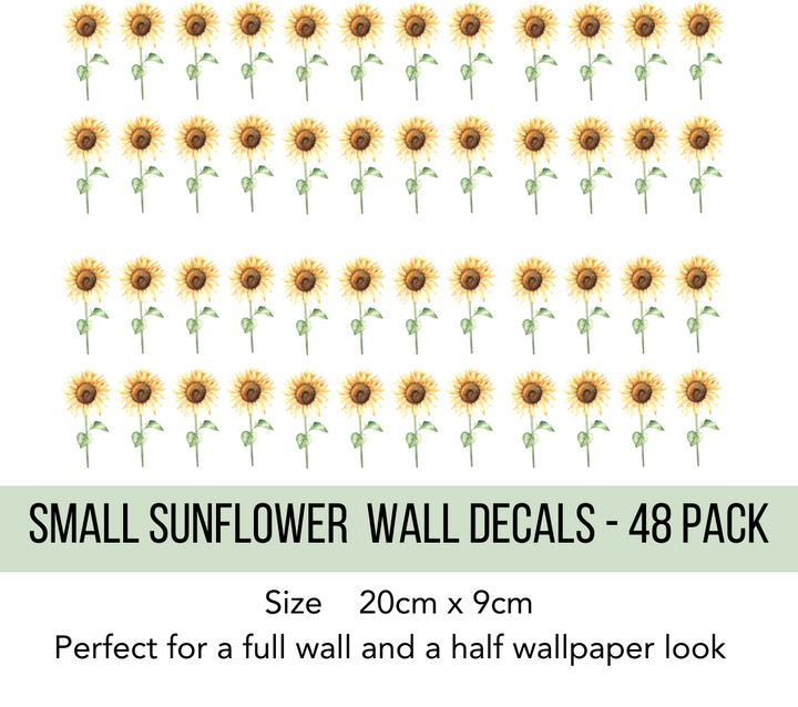Sunflower Wall Decals