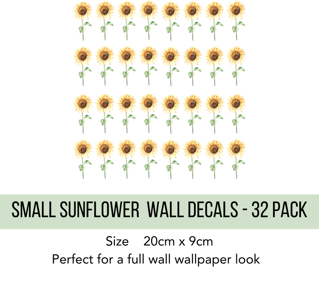 Sunflower Wall Decals