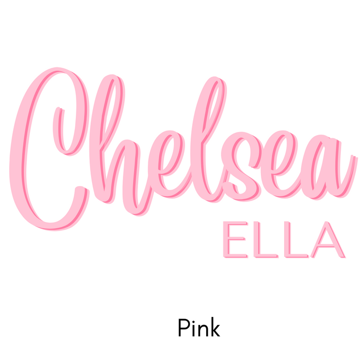 Double Name Wall Decals – First & Middle or First & Last Name