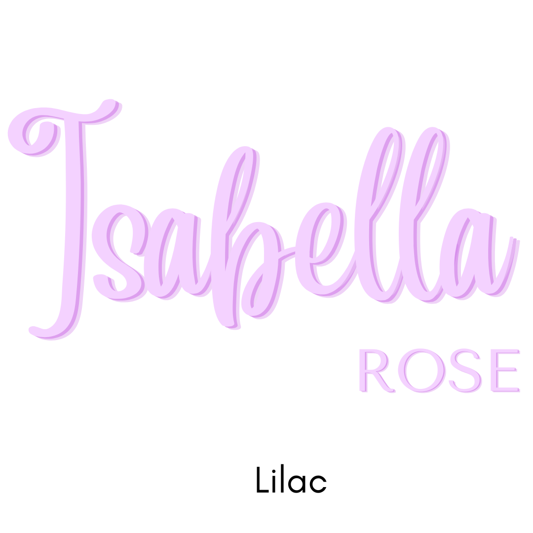 Double Name Wall Decals – First & Middle or First & Last Name