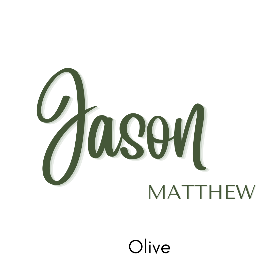Double Name Wall Decals – First & Middle or First & Last Name