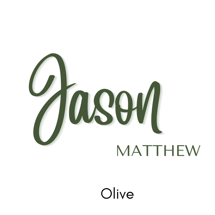 Double Name Wall Decals – First & Middle or First & Last Name