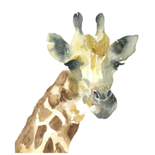 Jeremy the Giraffe Wall Decal