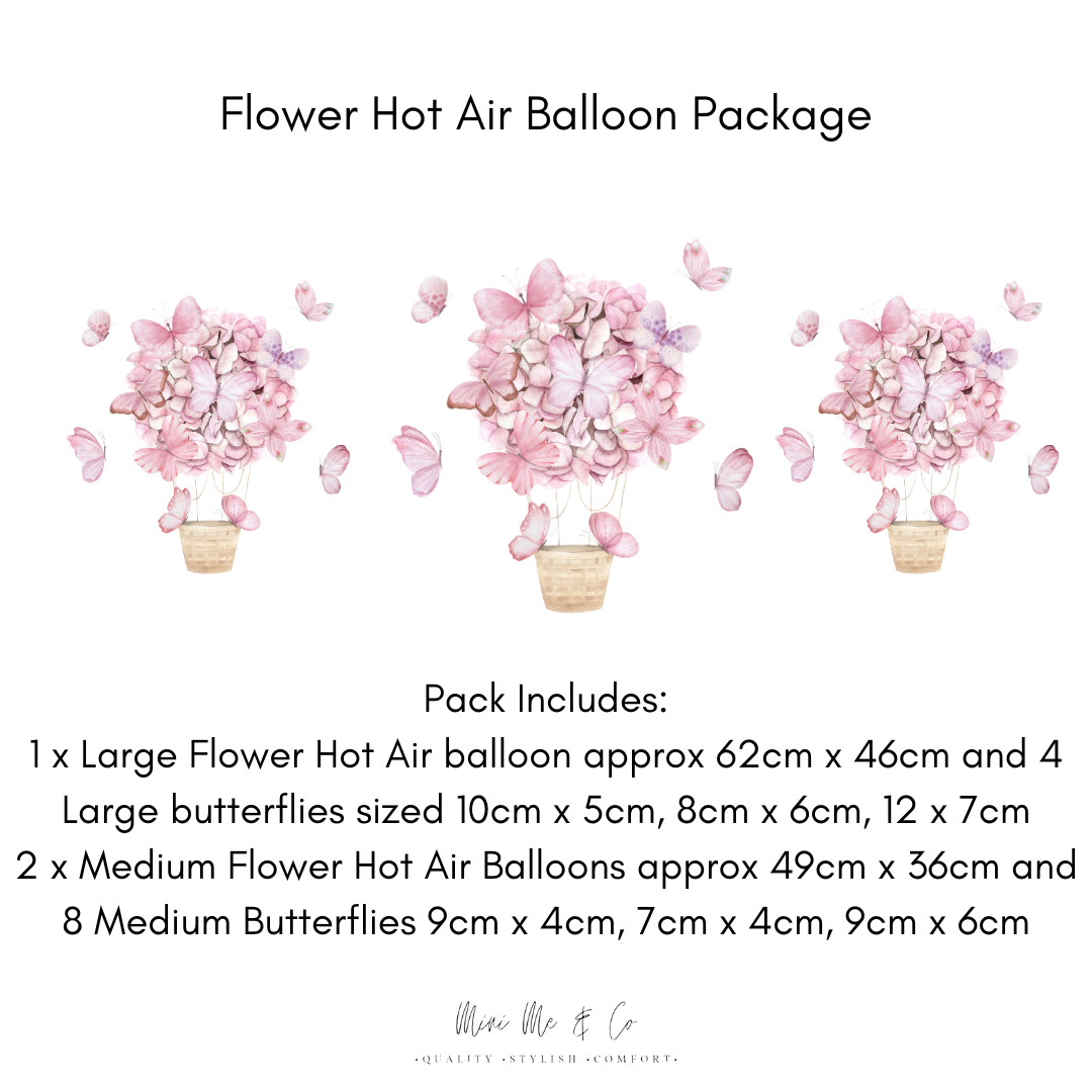 Flower Hot Air Balloon Set