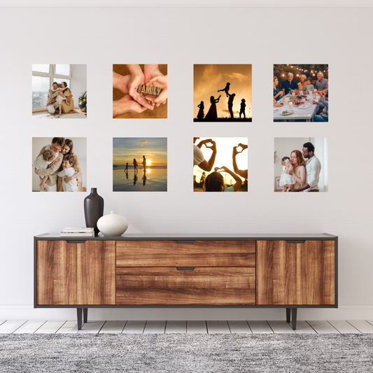 Photo Wall Decal Set - Square 15cm