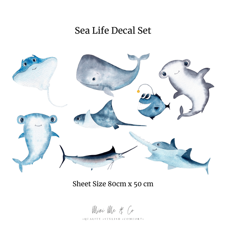 Sea Life Wall Decals