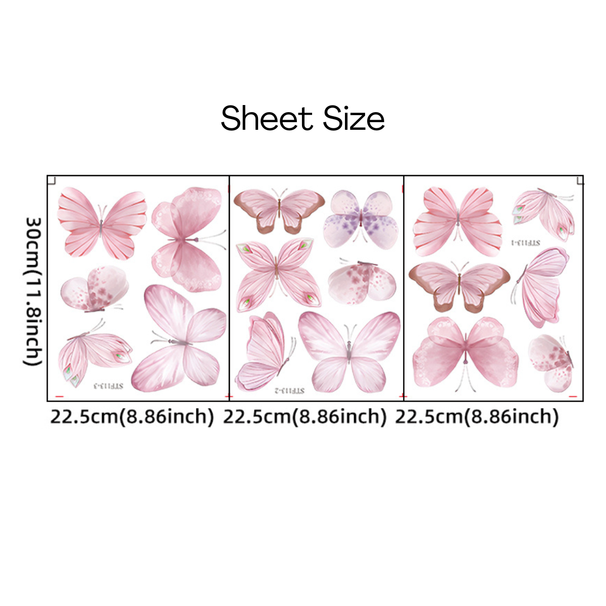 Small Butterfly Wall Stickers