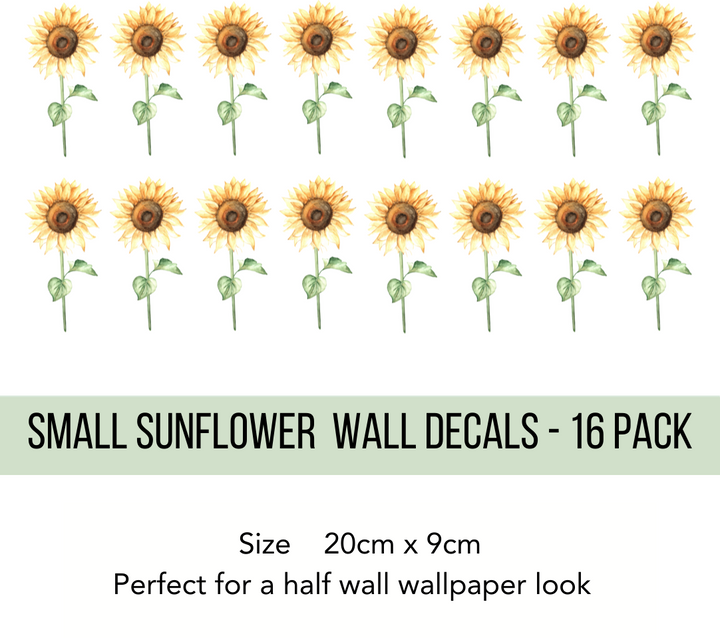 Sunflower Wall Decals