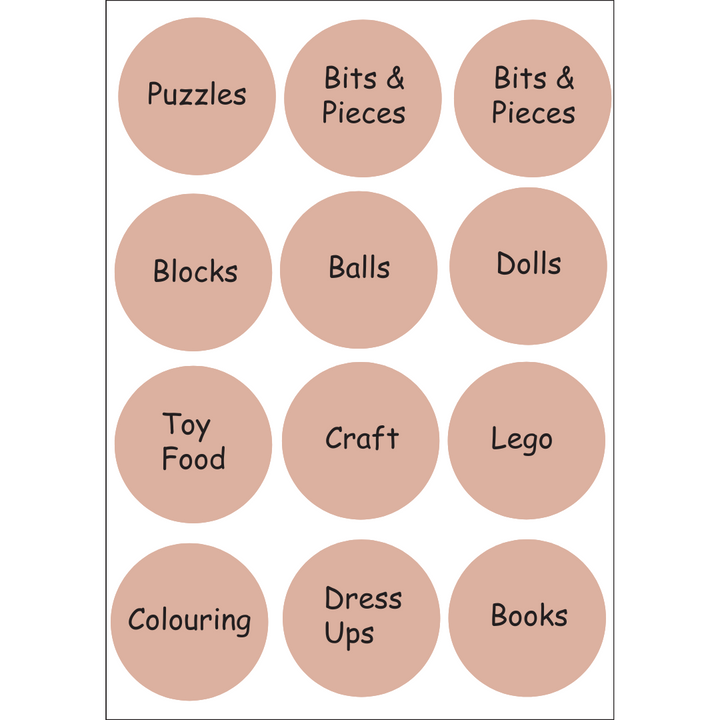 Kids Storage Labels – Fun, Durable Labels for Trofast Storage!