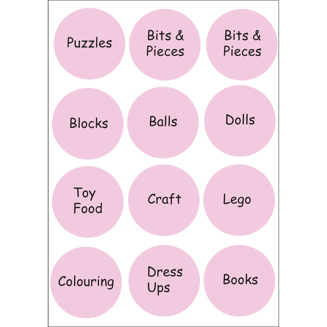 Kids Storage Labels – Fun, Durable Labels for Trofast Storage!