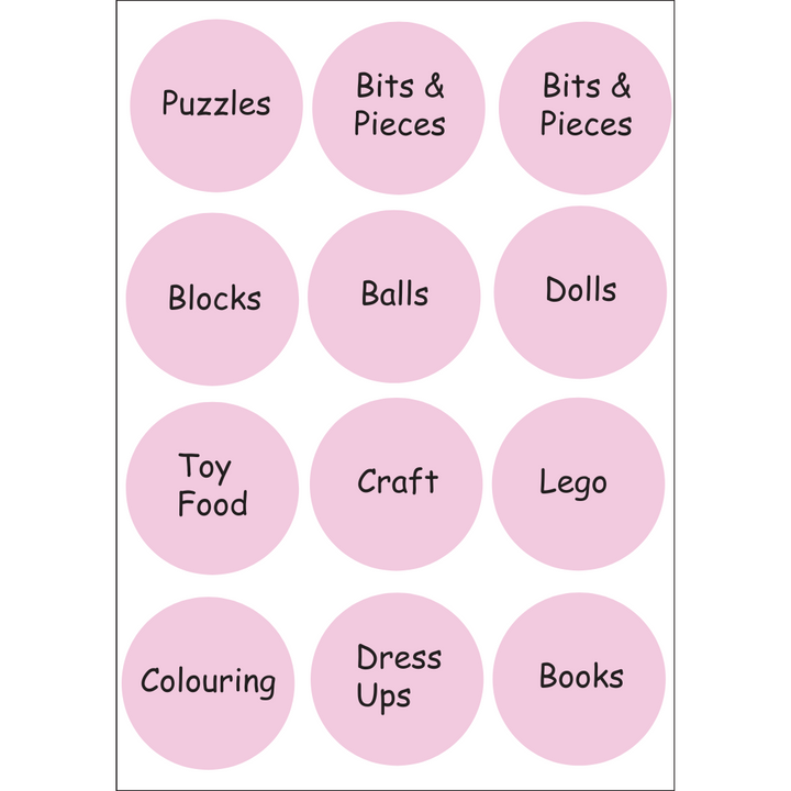 Kids Storage Labels – Fun, Durable Labels for Trofast Storage!