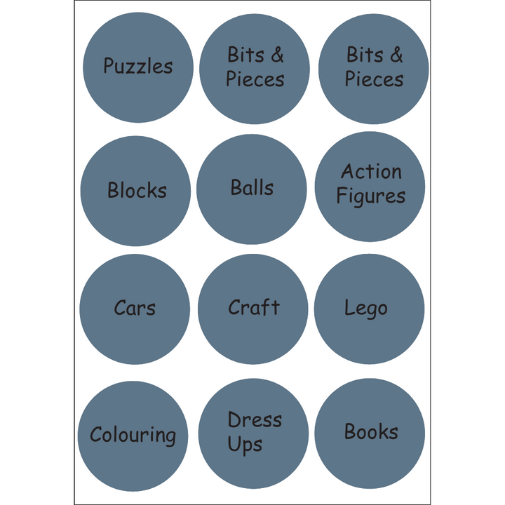 Kids Storage Labels – Fun, Durable Labels for Trofast Storage!