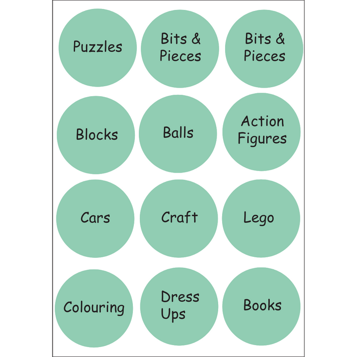 Kids Storage Labels – Fun, Durable Labels for Trofast Storage!