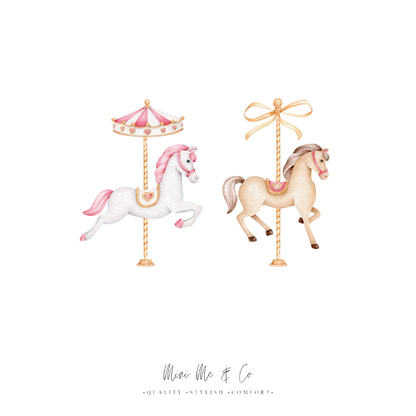 Horse Carousel Wall Decal