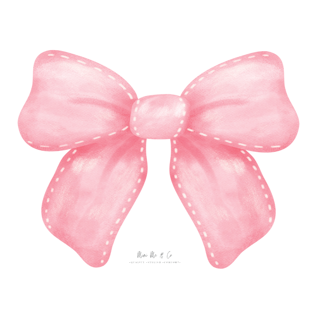 Large Pink Bow Wall Decal – 66cm x 85cm