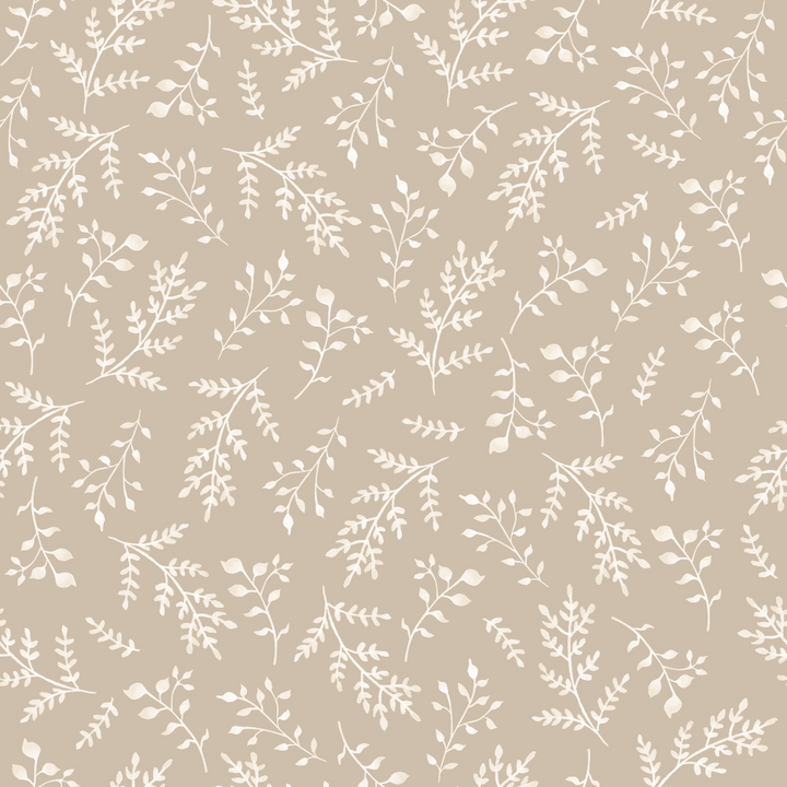 Neutral Botanical Removable Wallpaper