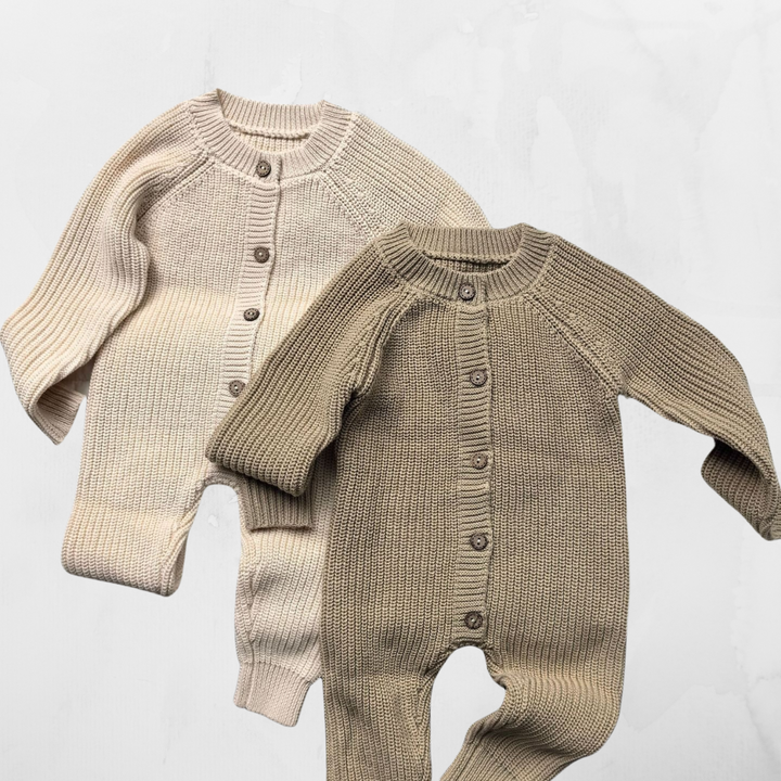 Knitted Cotton Baby Romper