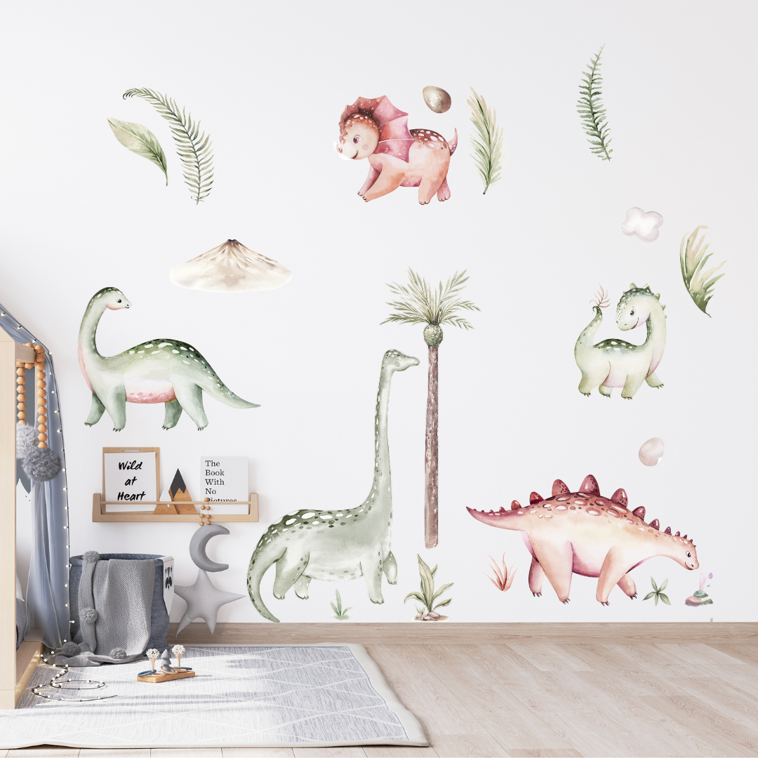 Watercolour Dinosaurs