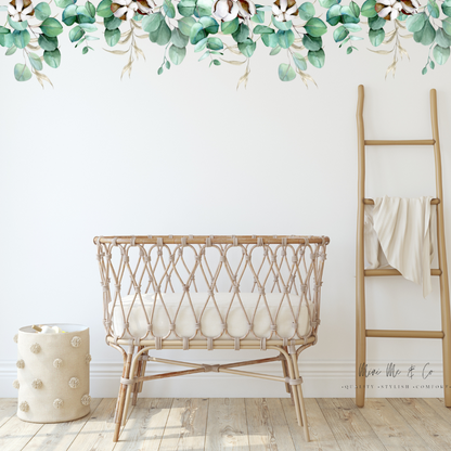 Greenery with Cotton Wall Decal