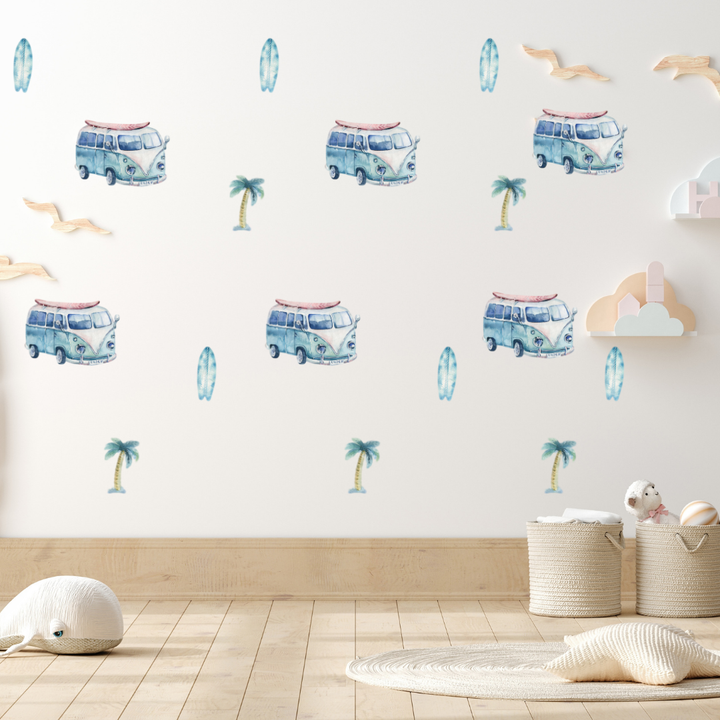 Coastal Combi Wall Decal Pack