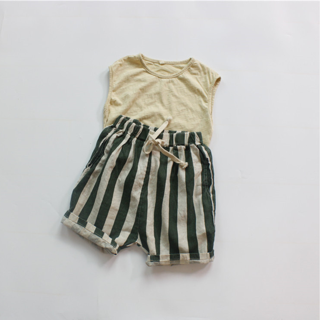 Premium Linen Kids Shorts