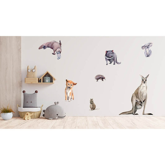 Fabric Australian Animal Wall Decals