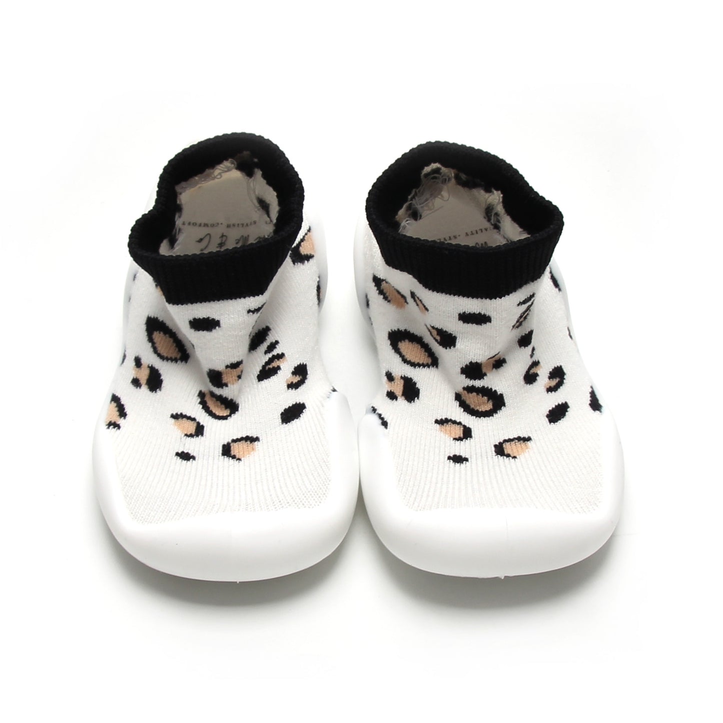 Leopard Print Pre-Walker Sock Shoes