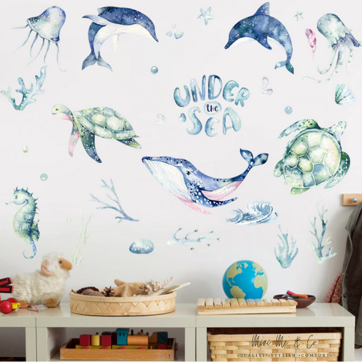 Fabric Under The Sea Wall Decals